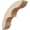 Ekena Millwork 5-inch W x 18-inch D x 18-inch H Ozark Rough Cedar Woodgrain TimberThane Knee Brace, Primed BRCUR05X18X18OZKRCPR - alternate 1